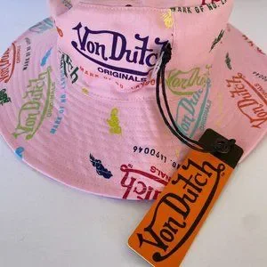 Von Dutch | Accessories | Nwt Von Dutch Pink All Over Logo  display picture 1